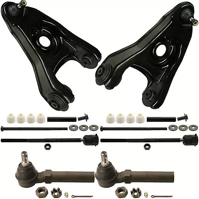 MOOG Front Lower Control Arms Sway Bar Tie Rod Ends 8 PCS Set For Ford Mustang • $339.95