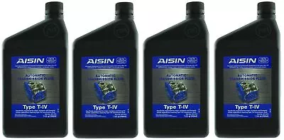 AISIN ATF-0T4 Set Of 4 Quarts Automatic Transmission Fluid Type T-IV • $39.95