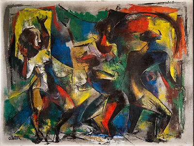 Charles Alston : Dancers : 1949 : Archival Canvas Art • $83.99