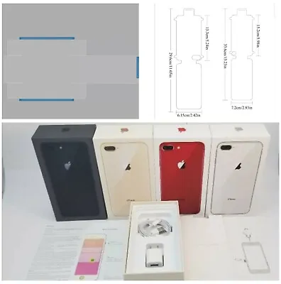 $37.28 • Buy IPhone 8 8 Plus Empty Retail Box & Accessories Option Of Box Seal+Screen Seal