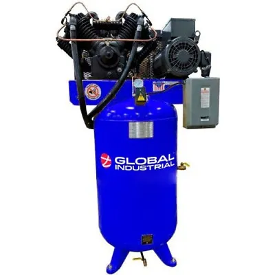 NEW! Two Stage Piston Air Compressor 10 HP 80 Gal. 1 Phase 230V!! • $5559.95