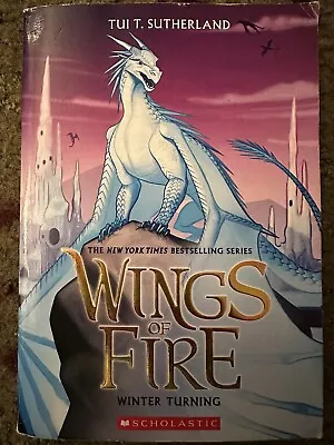 Winter Turning (Wings Of Fire #7) By Tui T. Sutherland (English) Paperback Book • $4