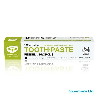 Green People Organic Fennel & Propolis 100% Natural Toothpaste - 50ml • £7.40