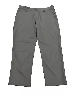 Rhone Commuter Classic Pants Mens Size 33 X 28 Gray Flex Knit Performance • $39.55