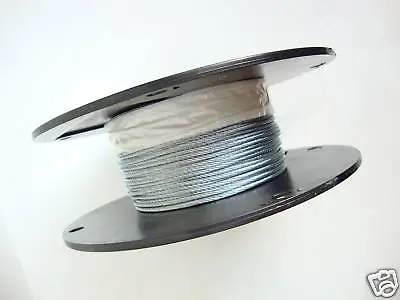 Galvanized Wire Rope Cable 3/32  7x7 250 Ft Reel • $32.50
