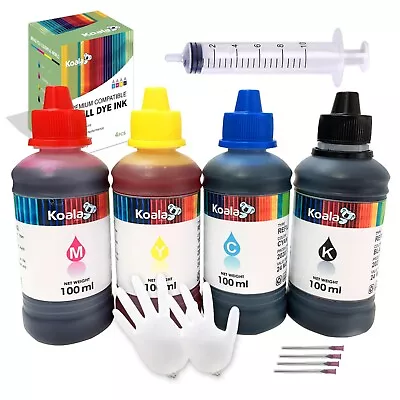 400ML Ink For HP Printer Ink Refill Kit HP 60 61 62 63 64 65 67 910 950 951 564 • $13.45