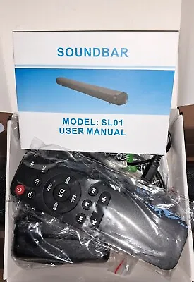 £49.99 • Buy Sound Bar For  120W, 2.1CH Soundbar With Subwoofer, 3D Surround Sound BLUETOOTH