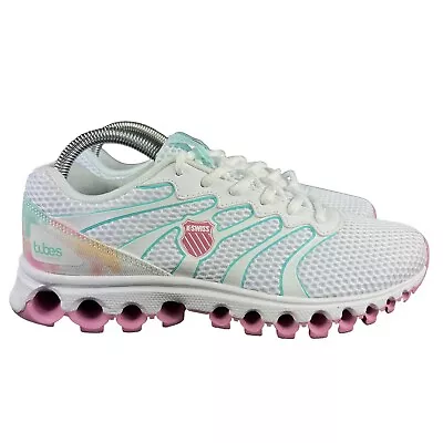 K-Swiss Tubes Comfort 200 White Orchid Running Shoes Women's Size 8.5 • $59.97