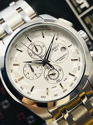 Used Tissot Couturier Tachymeter Chronograph Date Quartz Movement Men's Watch • $99.99