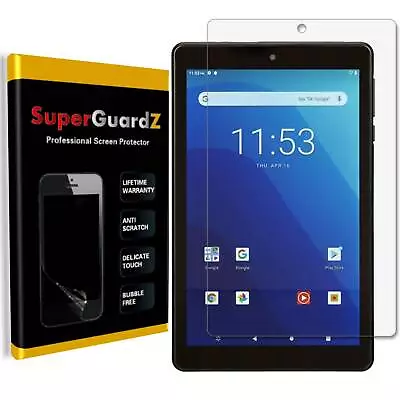 3X SuperGuardZ Clear Screen Protector Guard Shield Film For Onn 8  Tablet Pro • $7.99
