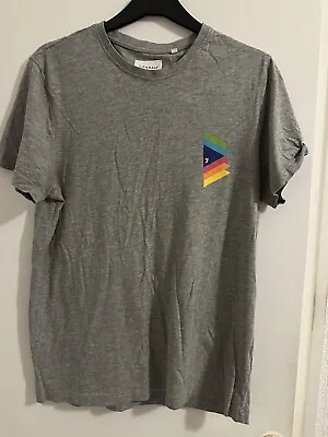 Farah Men’s T-shirt Grey Size Large • £5
