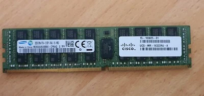 M393A4K40BB0-CPB - Samsung 1x 32GB DDR4-2133 RDIMM PC4-17000P-R Dual Rank X4 Mod • $40.25