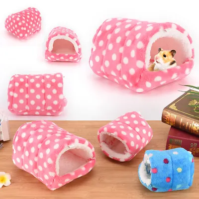 £6.64 • Buy Hamster Hedgehog Soft Pad Bed Pet Rat Guinea Pig House Nest Small Animal Cage