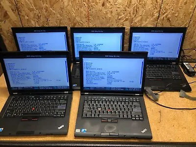 Lot Of 5 Lenovo ThinkPad T410 | I5-M520 2.66GHz | 3GB RAM | No HDD/OS | #04 • $190