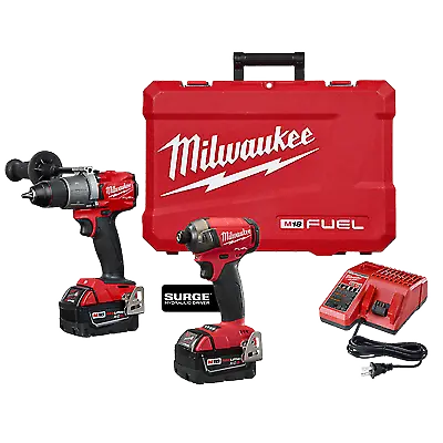 Milwaukee: M18 Fuel 2-Tool Power Tool Combo Drill Driver Kit: 2999-22 • $429