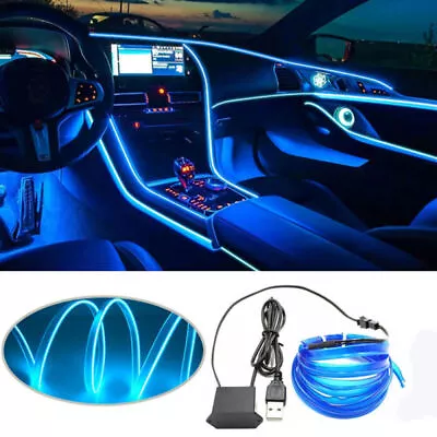 Universal Car Interior Accessories Atmosphere LED Light Lamp Strip Decor Parts • $9.85