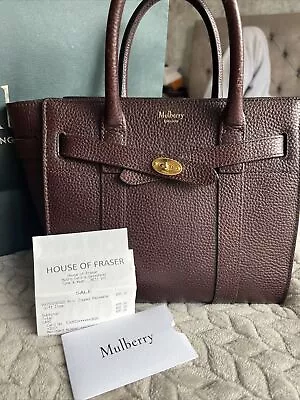 Mulberry Zipped Bayswater Oxblood Bag • £280