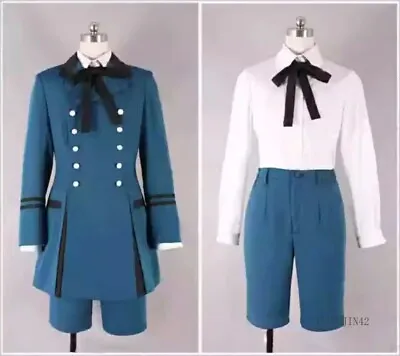 Anime Black Butler Ciel Phantomhive Cosplay Costume Outfits Complete Set Adults • $61.83