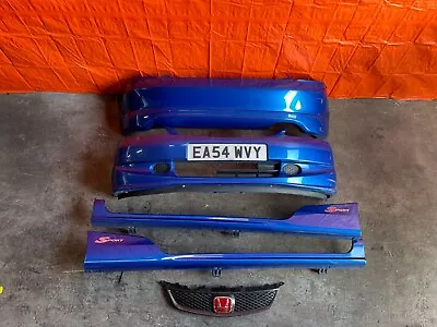 Honda Civic Si Ep3 - Ukdm Full Type R Lip Kit - Front Rear Bumper Grille Skirts • $4444.95