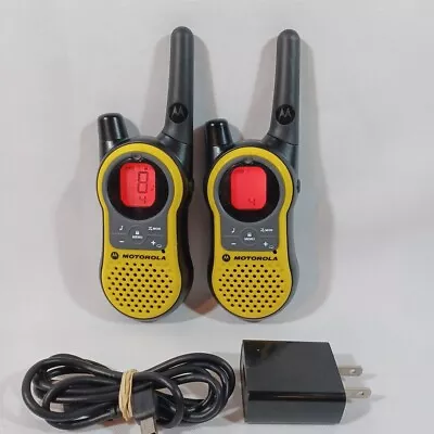 Pair Of Motorola Talkabout MH230R 22ch GMRS/FRS 2-Way Radio/Walkie-Talkies • $23.95