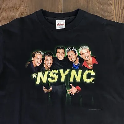 Nsync Vintage 90s Boy Band Timberlake T Shirt Mens Womens Large 1999 Tour Album • $78.50