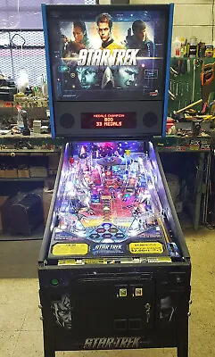 2013 Stern Star Trek PRO Pinball Machine (mfg In 2016) Pin - COMPLETLY RESTORED • $9999.99