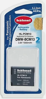 Hahnel Li-ion Rechargeable Camera Battery Replaces Panasonic Type DMW-BCM13 • £20