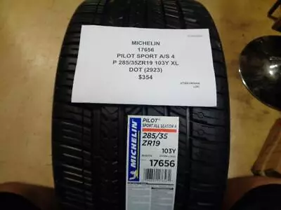 2 Michelin Pilot Sport A/s 4 P 285 35 19 103y Xl All Season Tire 17656 Bq4 • $688.99