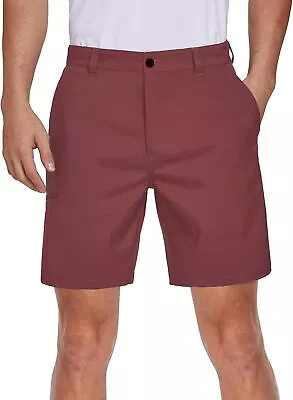 Men's Beach Shorts Stretch Quick Dry Lightweight Golf Chino Pockets Half Pants • $20.99