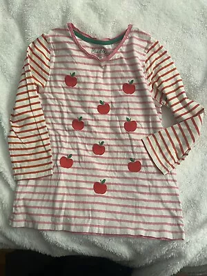 Vguc!!! Mini Boden Girls Apple T-shirt Top Size 9 10 Cute!!!! • $8.99