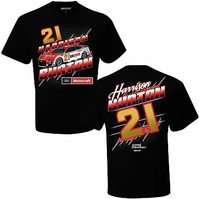 Harrison Burton 2022 Checkered Flag Sports #21 Motorcraft Groove Tee FREE SHIP! • $29.99