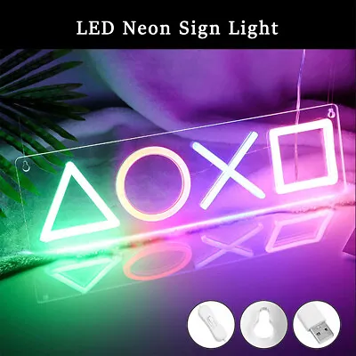 Gaming Neon Sign Light LED Wall Art Decor Night Lamp For Kids Bedroom Home Party • £13.99
