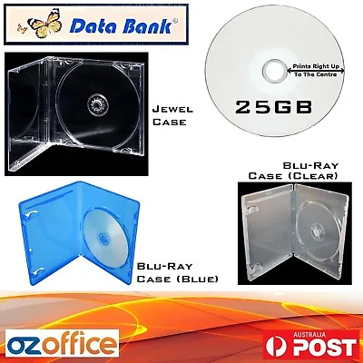 Verbatim Kodak Data Bank Ritek - Blank Blu-Ray Discs BDR Inkjet Printable Disc • £6.23