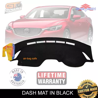 DASH MAT MAZDA 6 GJ SERIES 2 Sport + Touring 2/2015-Feb/2018 DM1383 In BLACK • $89.95