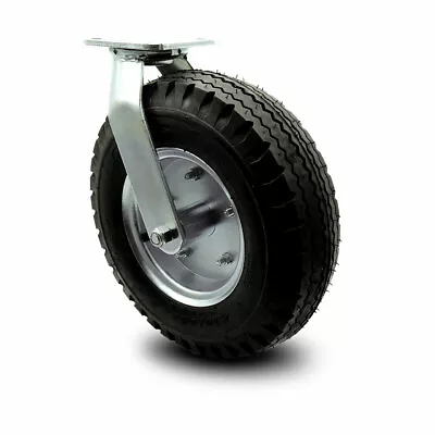 12 Inch Black Pneumatic Wheel With Bolt Swivel Lock Service Caster • $71.48