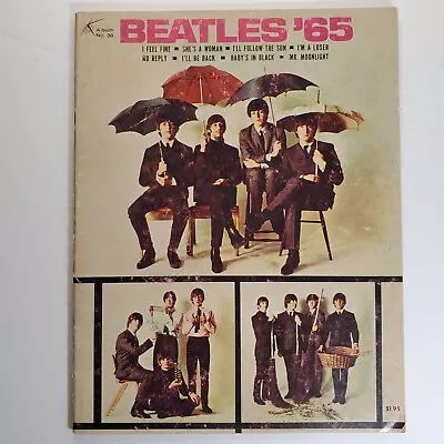 Beatles 65 Album No 38 1965 Sheet Music Book With Photographs • $19.99