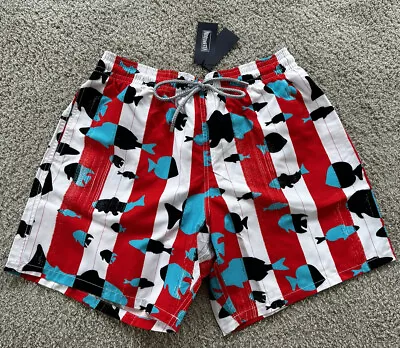 NWT Authentic VILEBREQUIN Swim Trunks - MOOREA - MEN - EXTRA LARGE - XL • $125