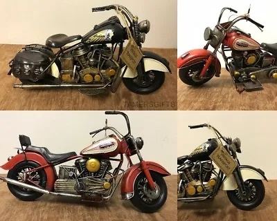  NEW Tin Plate Model Of American Motorbike Vintage Style Metal Motorcycle Model • $39.77