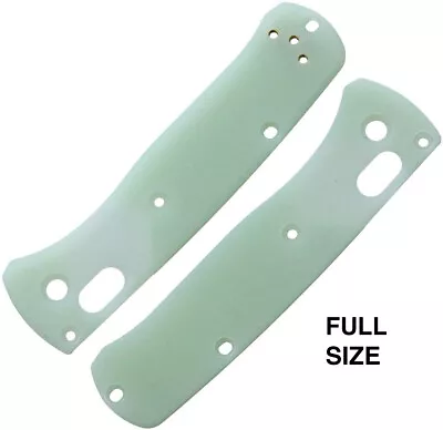 G-10 Scales For Full Size Benchmade Bugout 535 Knife (Natural Jade Color) • $28.95