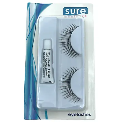 False Eyelashes Eyelash Extensions With Lashes Glue • £2.05