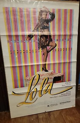 1982 LOLA FILM RAINER WERNER FASSBINDER ORIGINAL MOVIE POSTER VTG 41x27 RARE  • $64.98