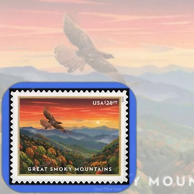 $35.88 • Buy 2023 GREAT SMOKY MOUNTAINS Express Mail MINT-GENUINE Stamp Mounted & Album Ready