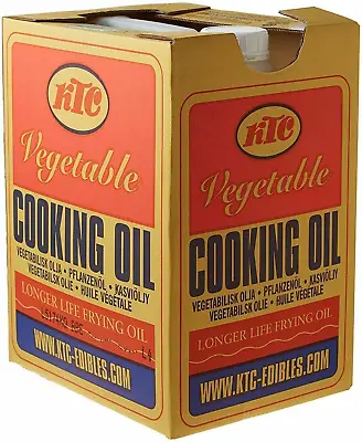 KTC Vegetable Cooking Oil 20L - Caterers Pack 20 Litres (Cardboard Outer). • £48.99