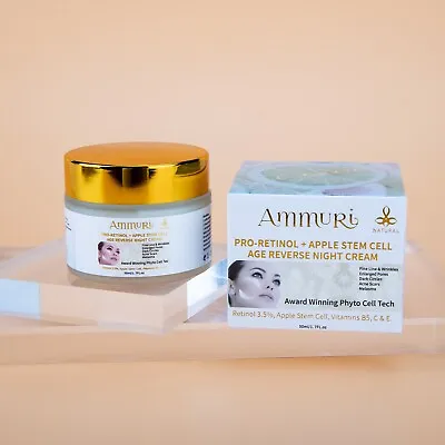 Ammuri Pro Retinol Cream Ultimate Apple Stem Cell Age Reverse Day/Night Anti Age • £17.99