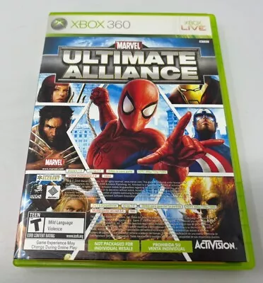 Microsoft Xbox 360 CIB COMPLETE Marvel: Ultimate Alliance + Forza 2 Motorsport • $9.95