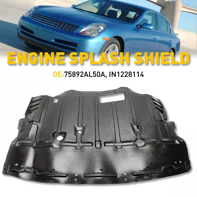 Front Engine Splash Shield Under Cover For 2004-07 Infiniti G35 Base X Lower RWD • $39.99