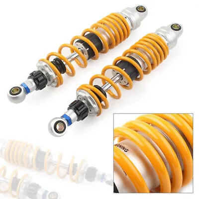 For KH100 KH125 RS100 RS125 Motorcycle Rear Shock Absorber 320MM Gold 2pcs UK • £136.64