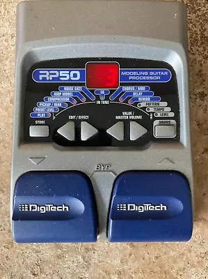 Digitech RP50 Multi Effects Guitar Pedal No Power Cord - Tested Working RP50V • $0.99