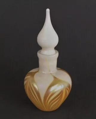 Opal Favrile Perfume Bottle Signed Phoenix Carl Radke Design • $180