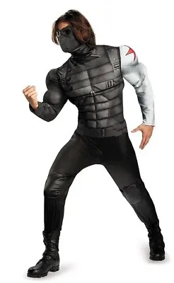 Marvel Avengers Civil War Winter Soldier Deluxe Men's Costume XL • $58.88